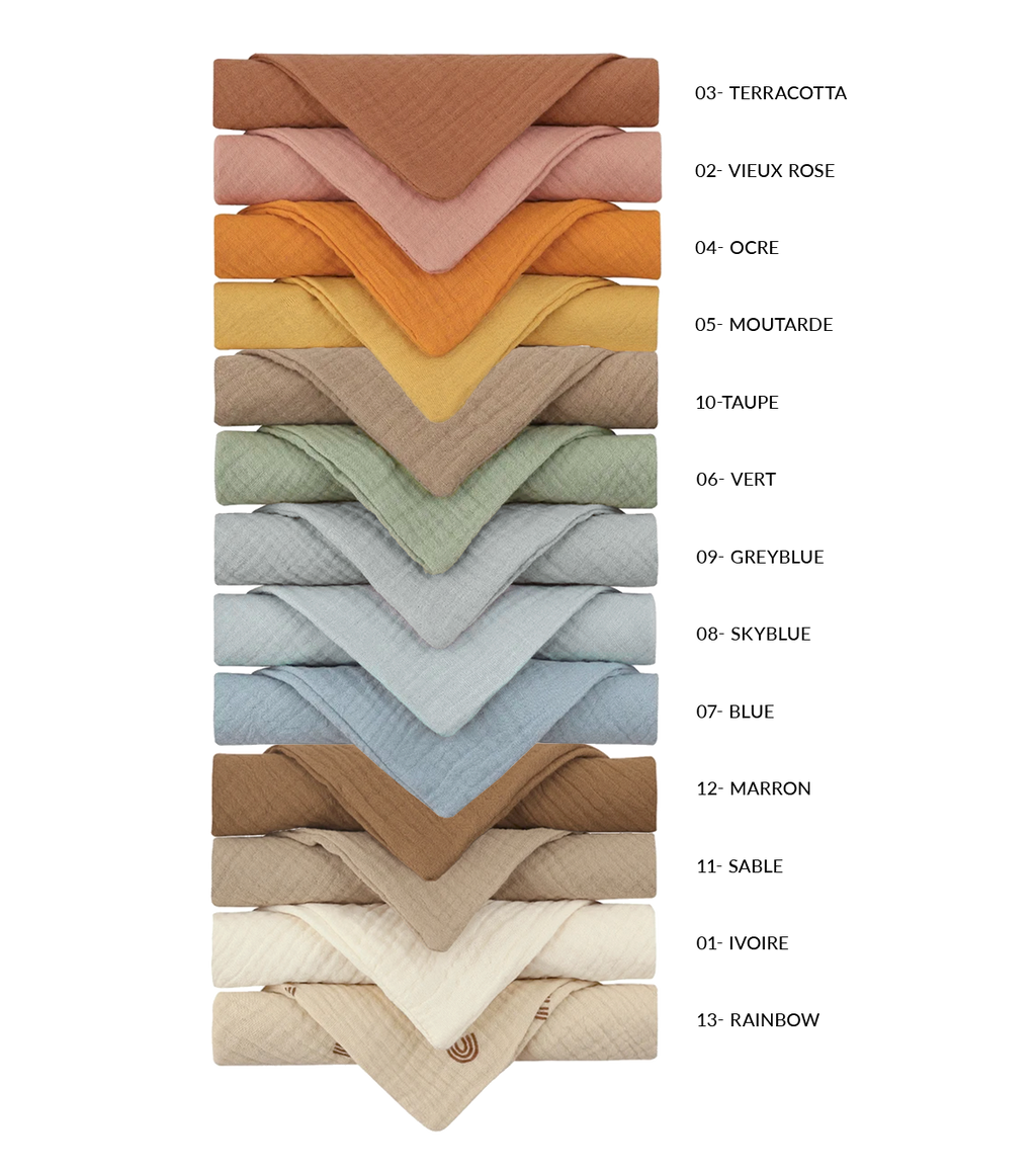 Anneau de dentition beige et lange bleu