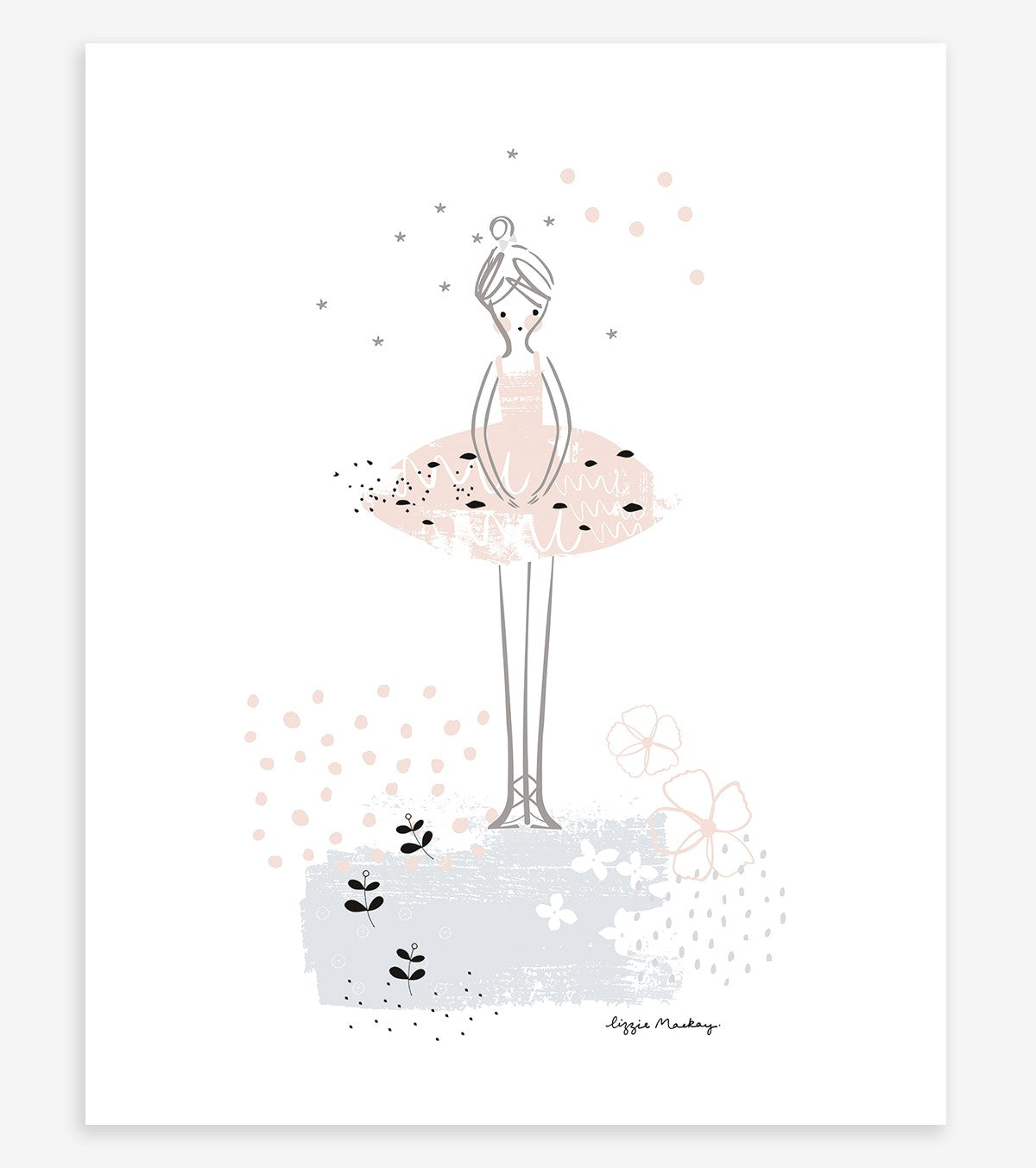 BALLERINA - Affiche enfant - Danseuse ballerine