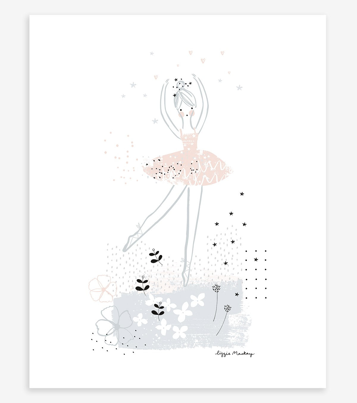 BALLERINA - Affiche enfant - Ballerine (pirouette)