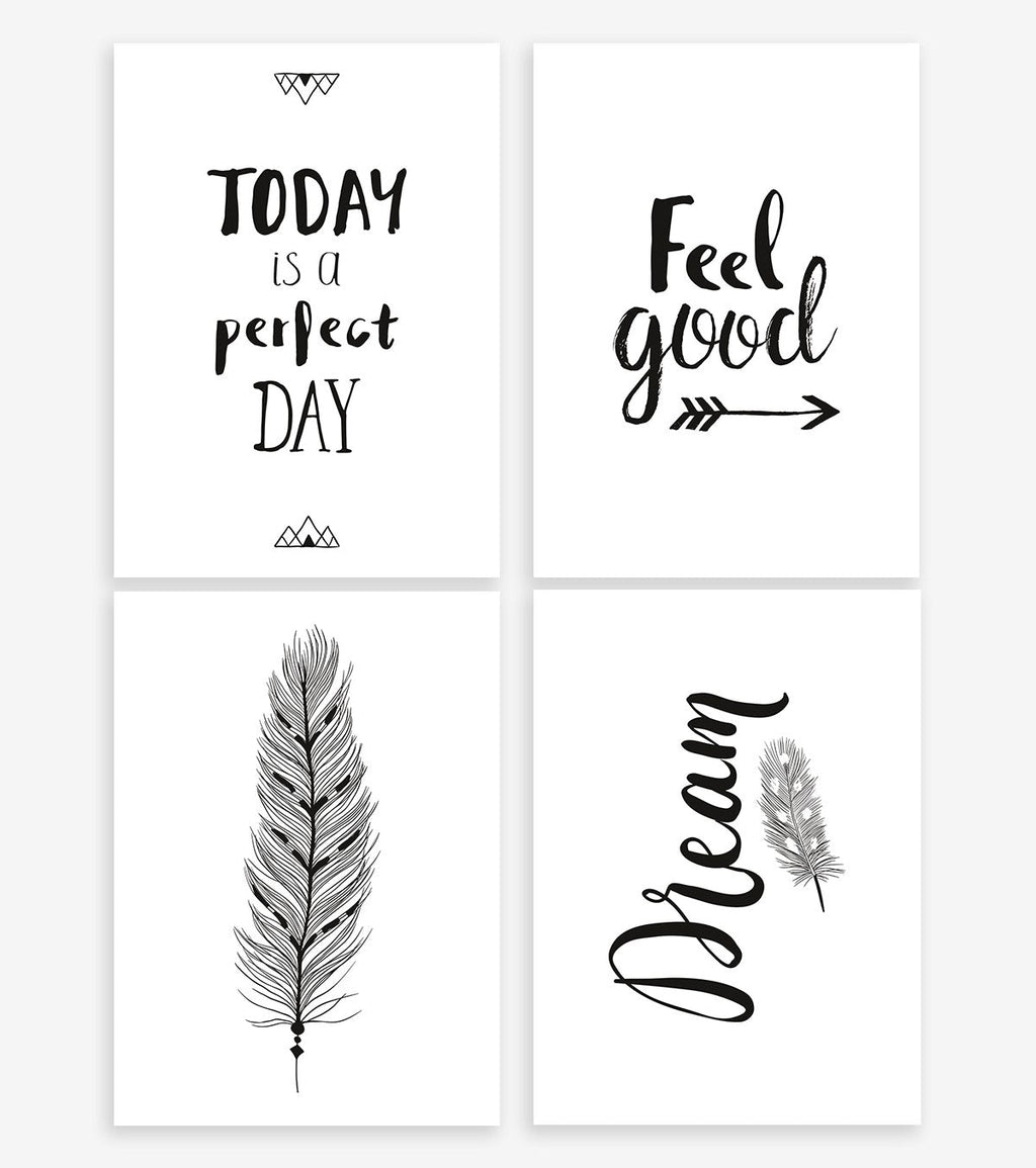 BOHO - Carte décorative - Feel good (lot 4)