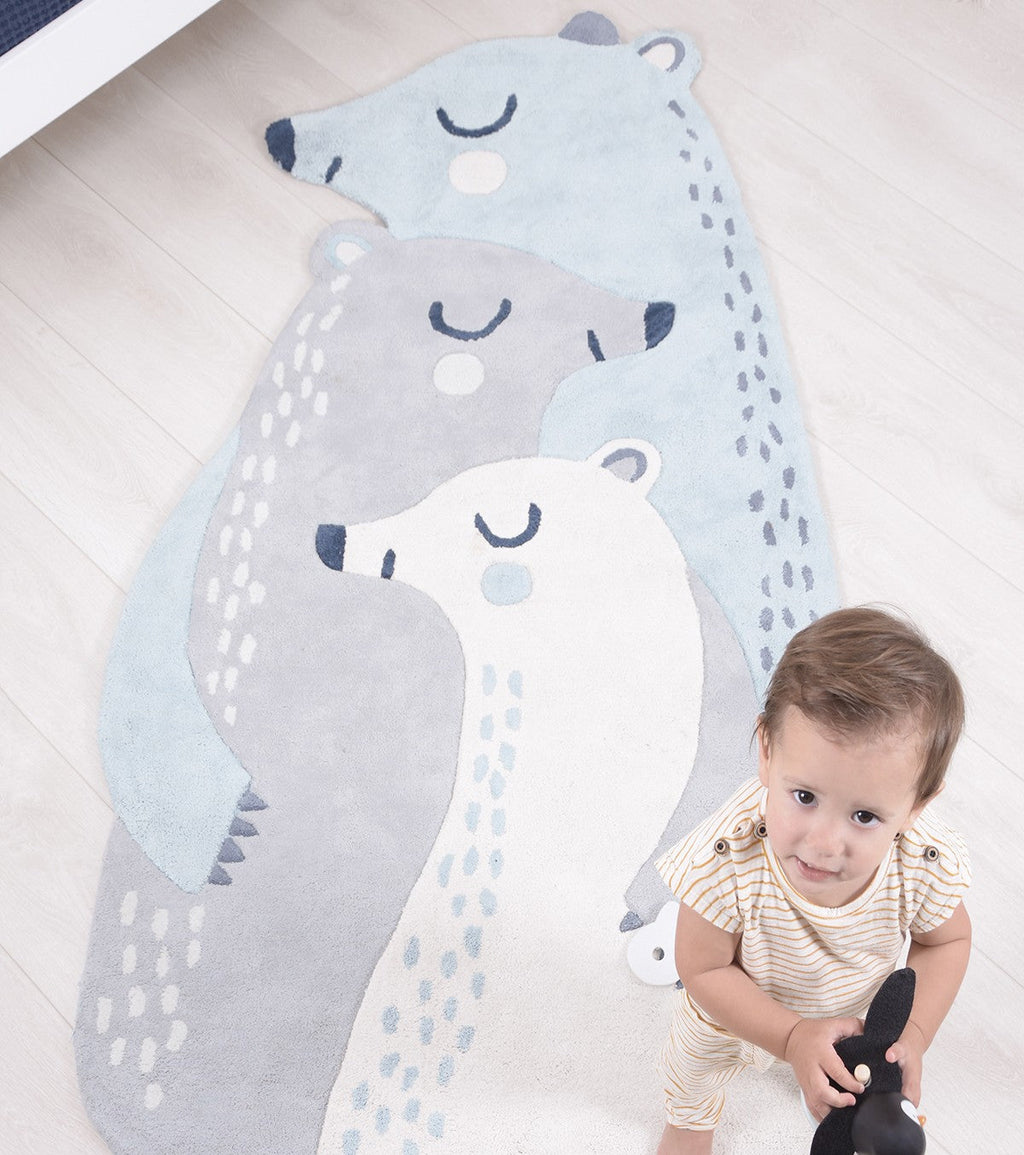 ARTIC DREAM - Tapis enfant - Famille oursons