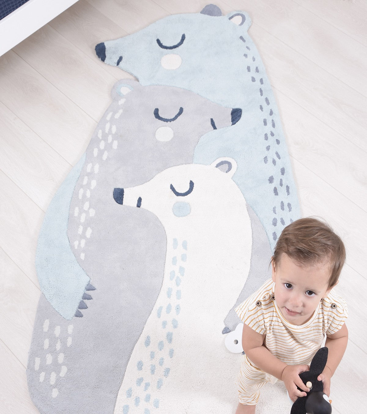 ARTIC DREAM - Tapis enfant - Famille oursons