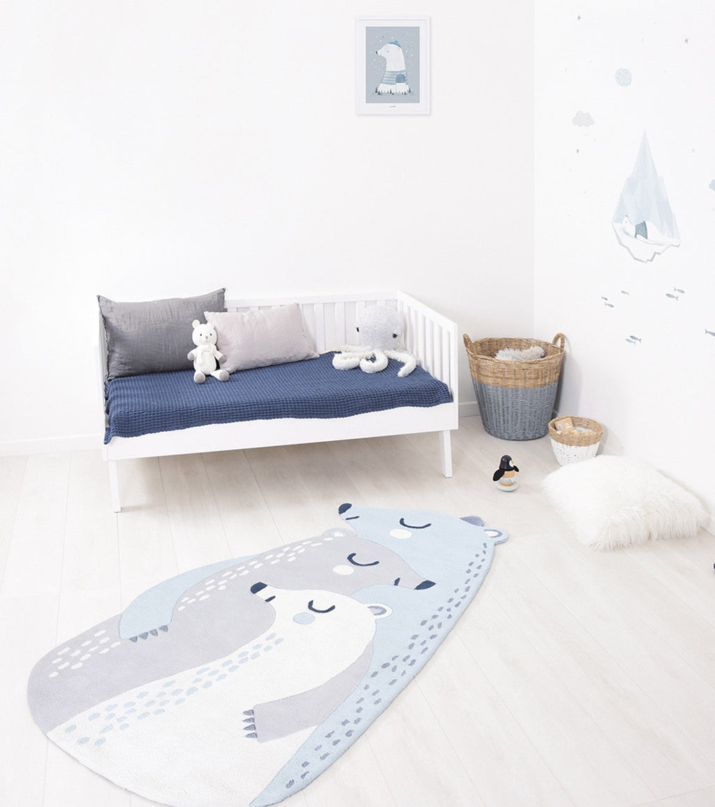 ARTIC DREAM - Tapis enfant - Famille oursons