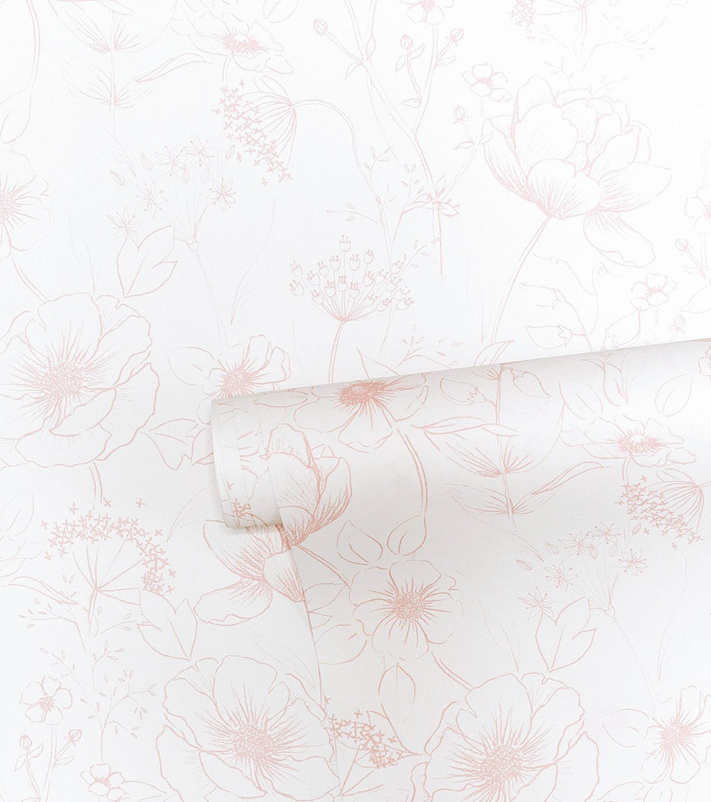 BOTANY - Papier peint enfant - Motif fleurs