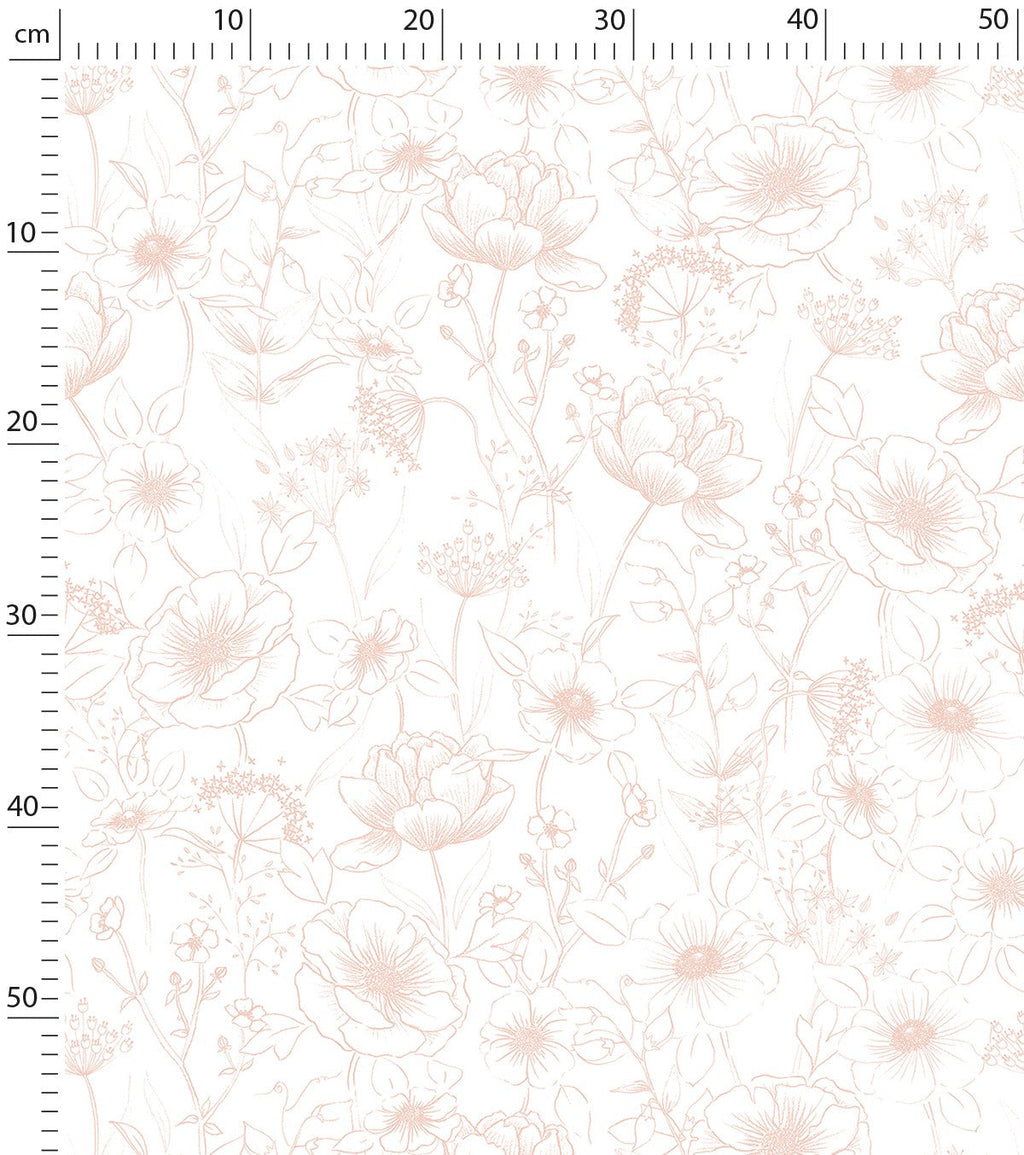 BOTANY - Papier peint enfant - Motif fleurs