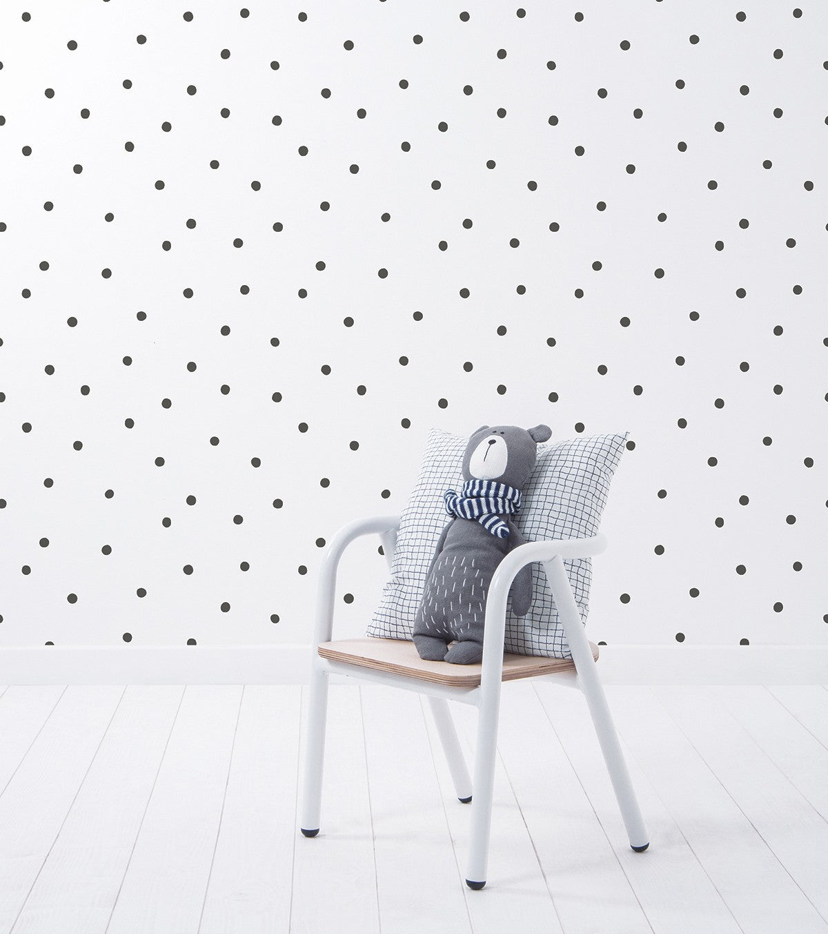 MINIMA - Papier peint enfant - Motif pois