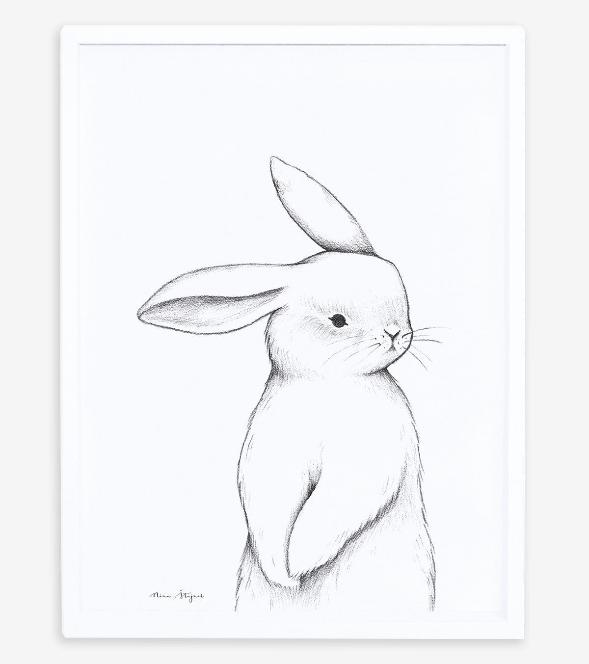 BUNNY - Affiche enfant - Lapin de face