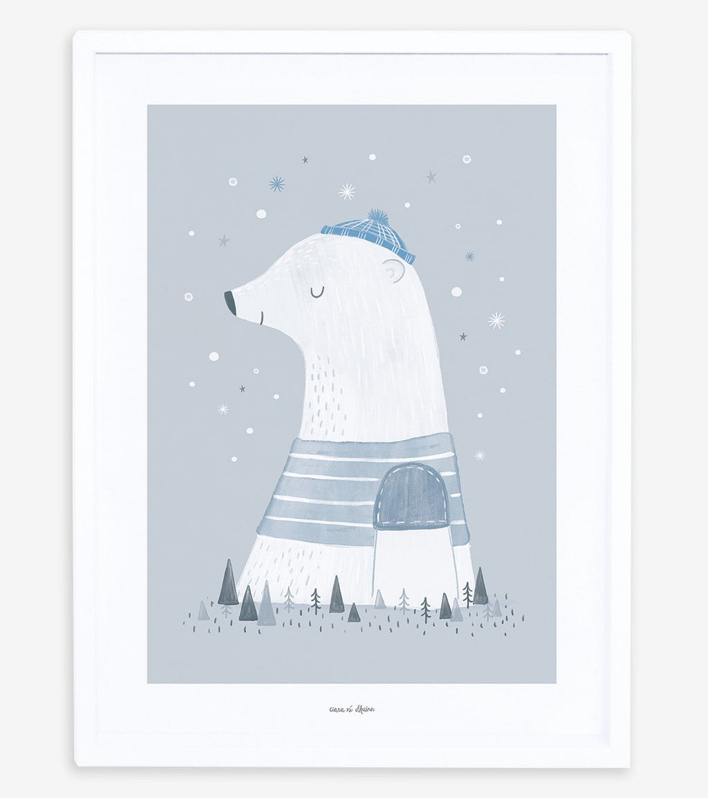 ARTIC DREAM - Affiche enfant - L'ours polaire