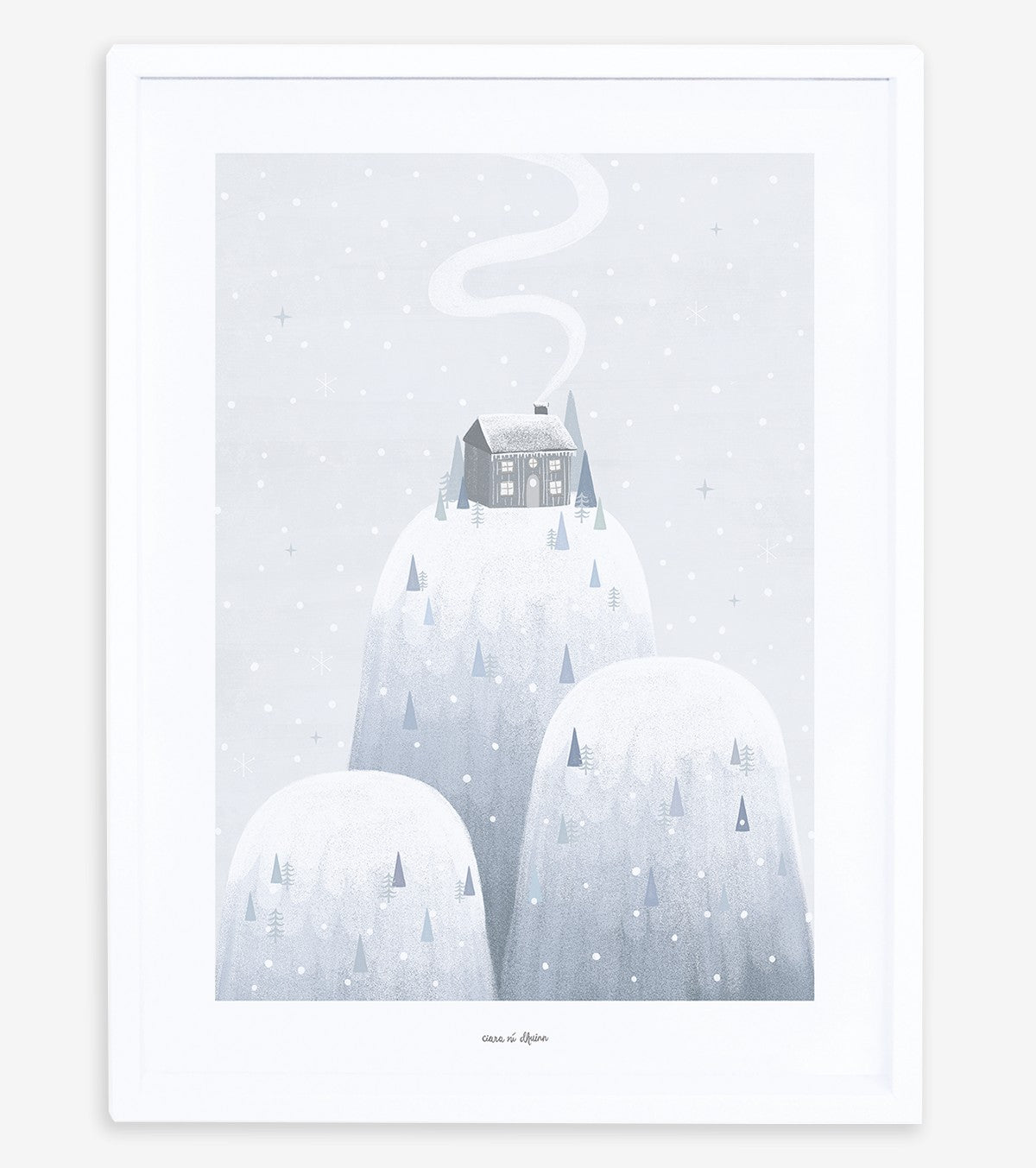 ARTIC DREAM - Affiche encadrée enfant - Village sur la banquise