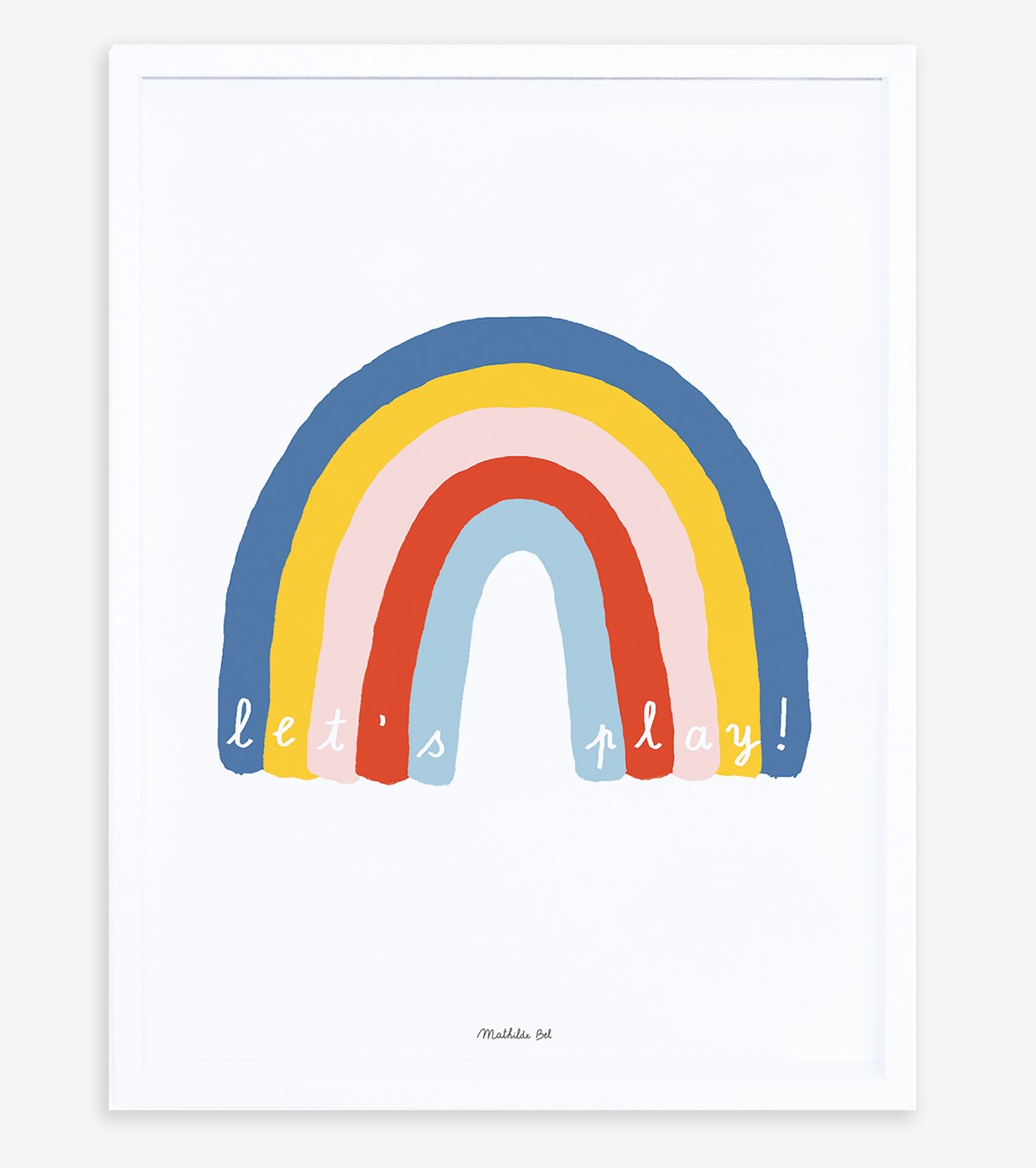 BROOKLYN - Affiche enfant - Arc-en-ciel