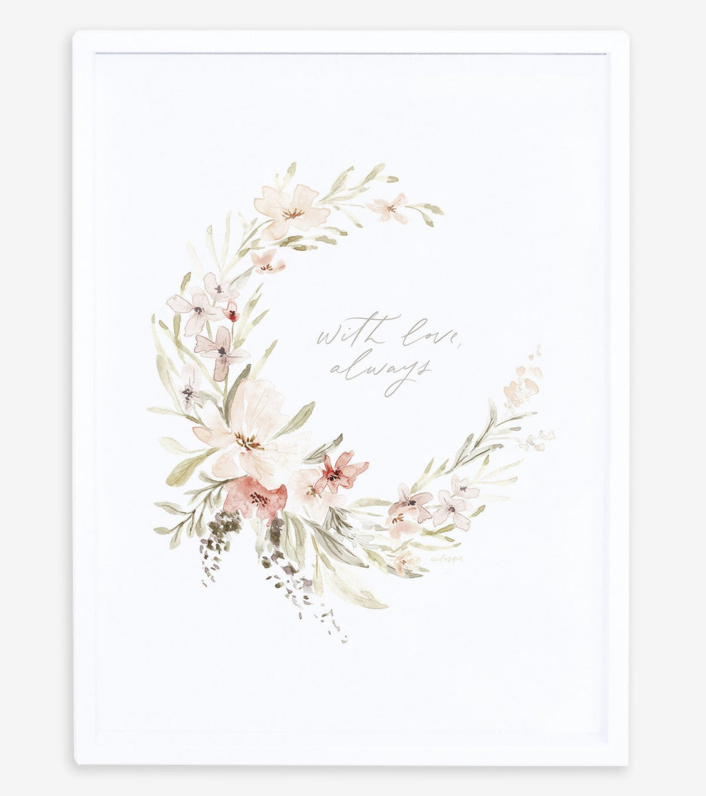 APPOLINE - Affiche enfant - Couronne de fleurs