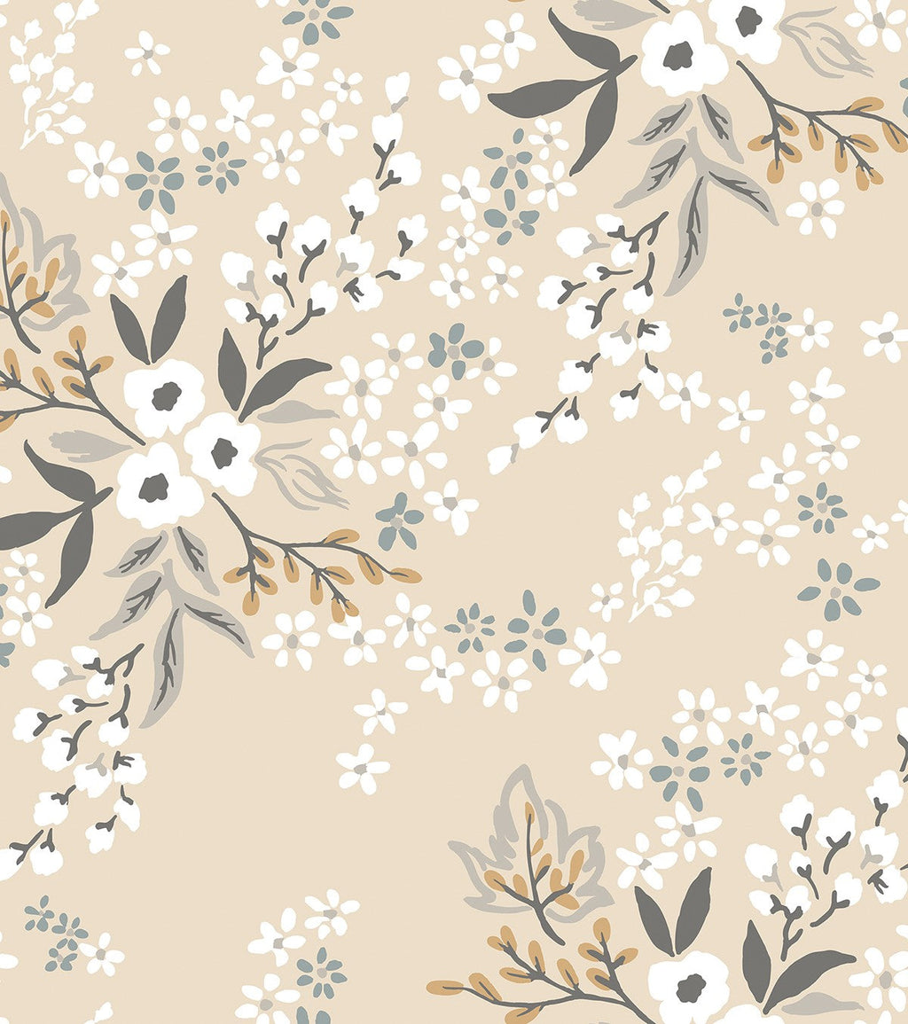 BRAYLYNN - Papier peint enfant - Motif floral