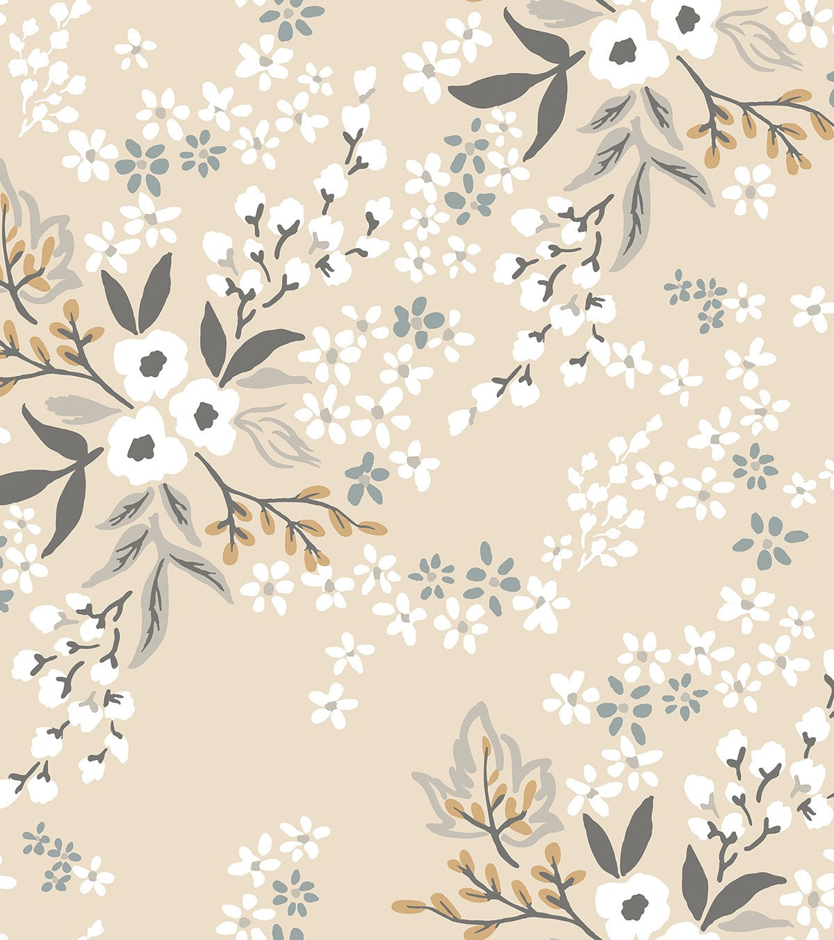 BRAYLYNN - Papier peint enfant - Motif floral