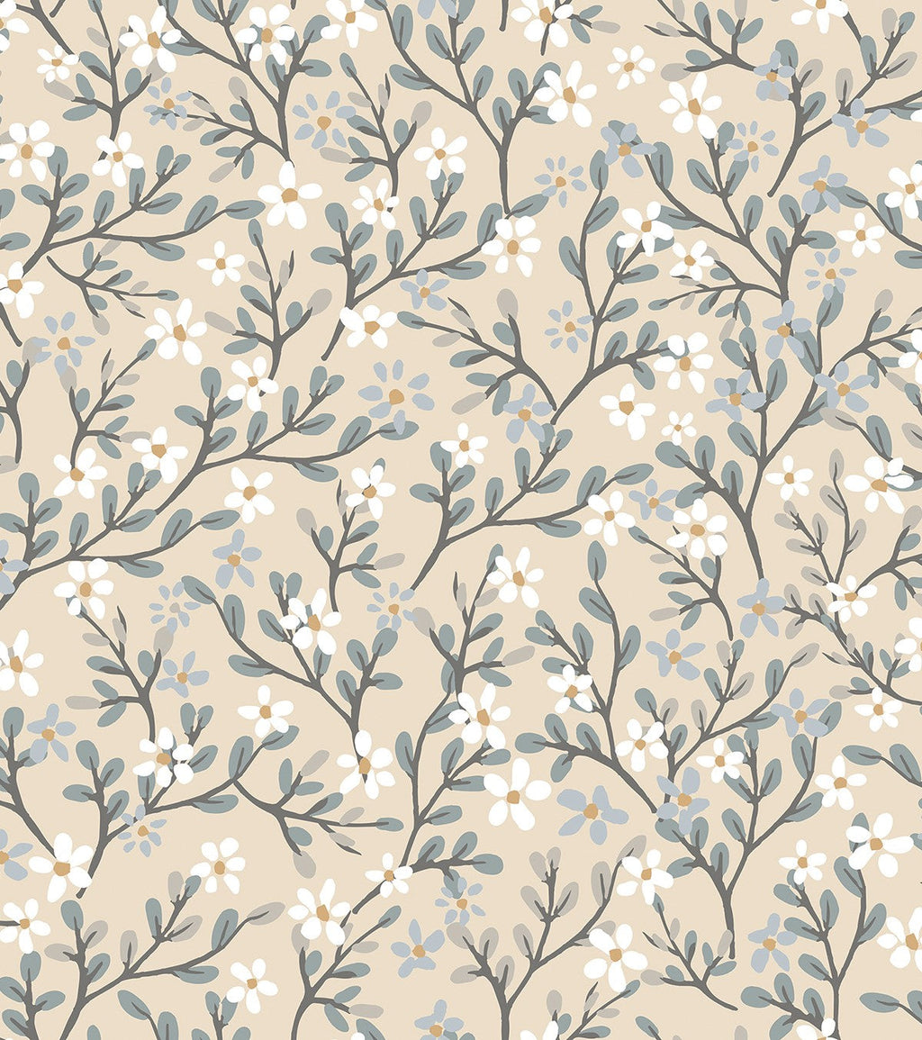 BRAYLYNN - Papier peint enfant - Motif fleurs