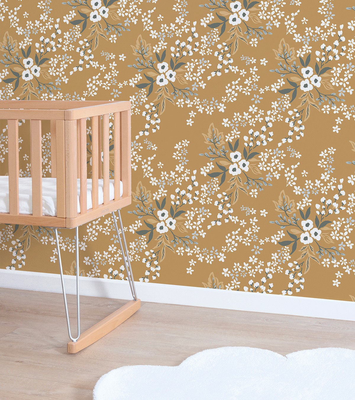 BRAYLYNN - Papier peint enfant - Motif floral