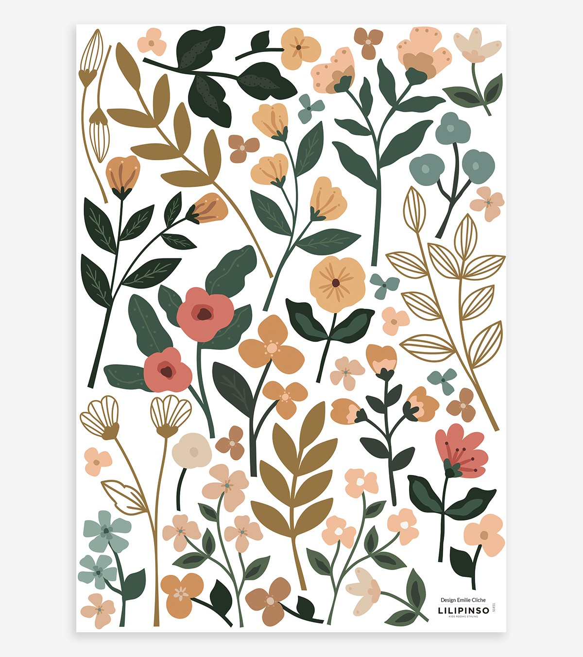 BLOEM - Stickers muraux - Les fleurs