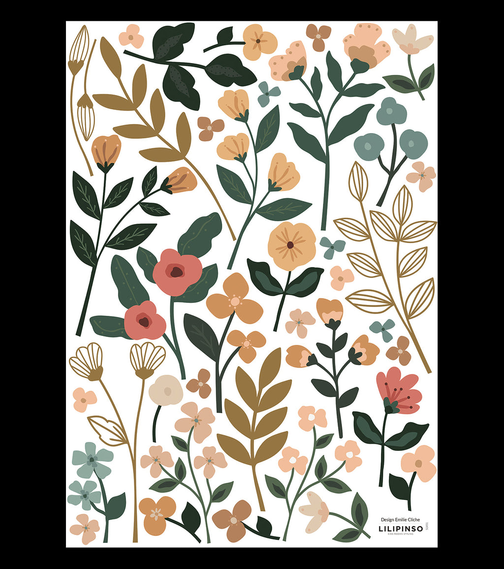 BLOEM - Stickers muraux - Les fleurs