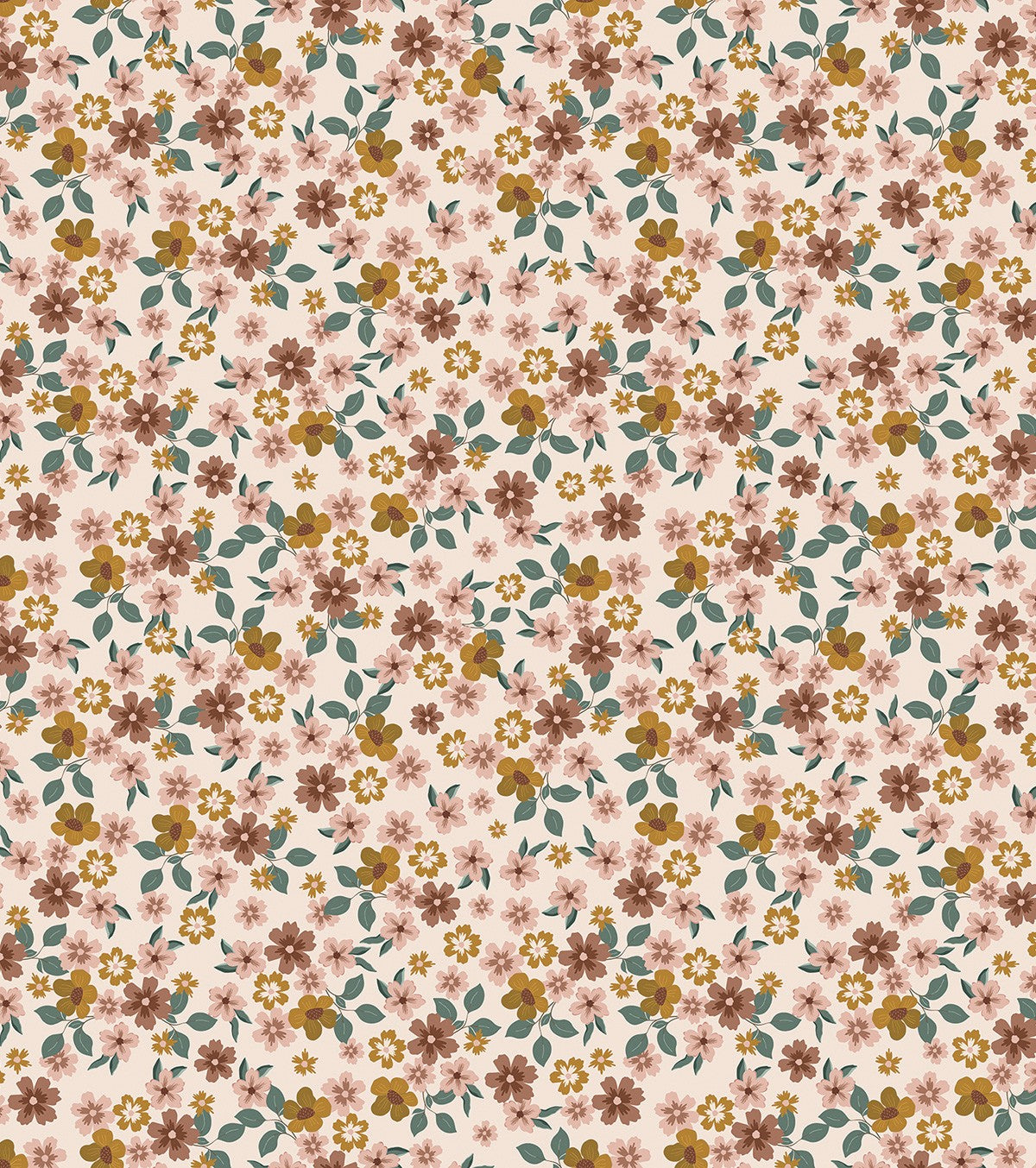 CAPUCINE - Papier peint enfant - Motif fleurs