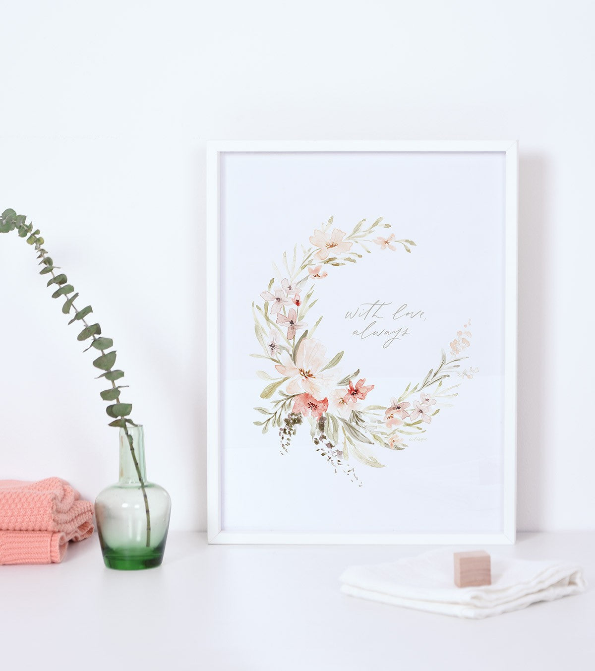 APPOLINE - Affiche enfant - Couronne de fleurs