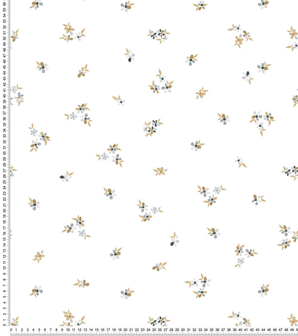 BRAYLYNN - Papier peint enfant - Motif petit fleurs