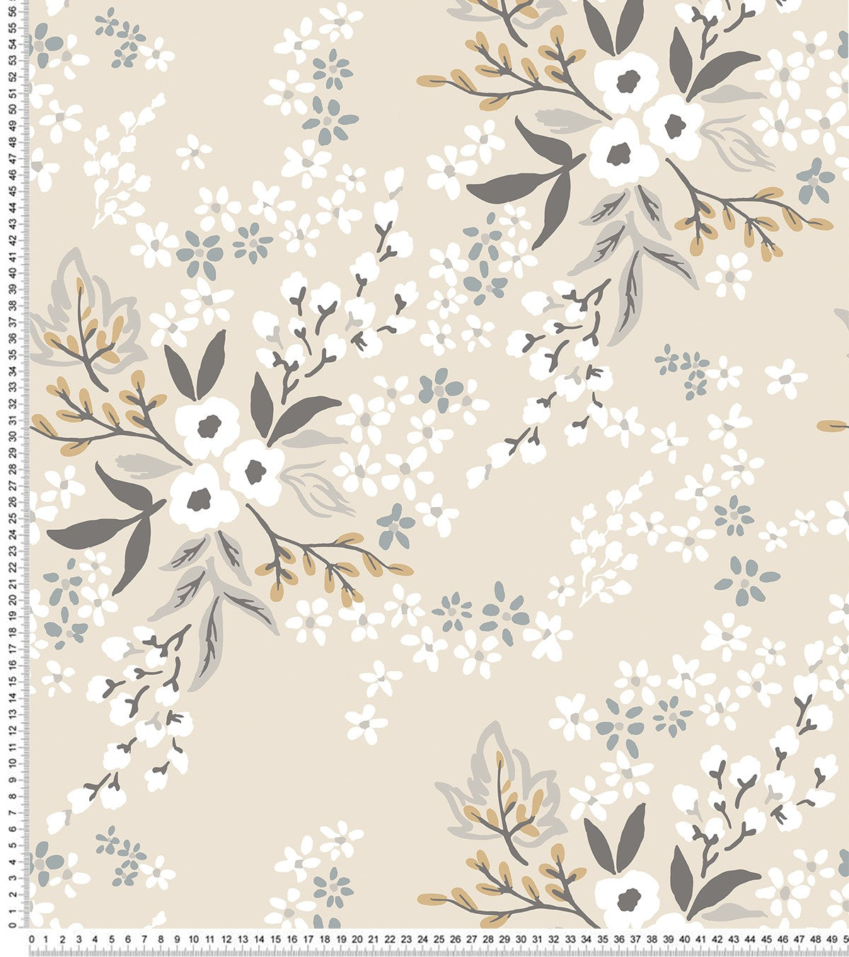 BRAYLYNN - Papier peint enfant - Motif floral