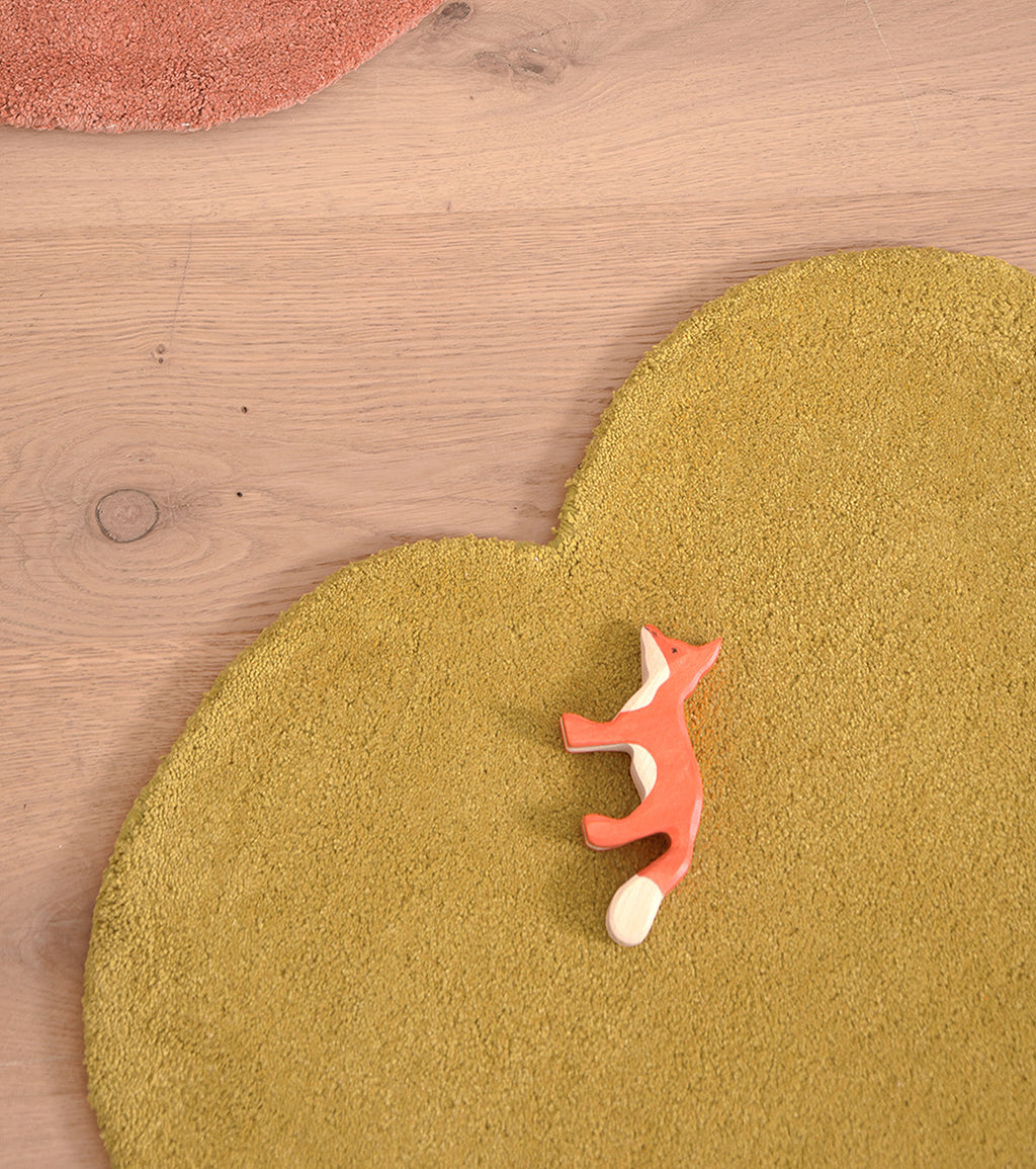 CLOUD - Tapis nuage moutarde