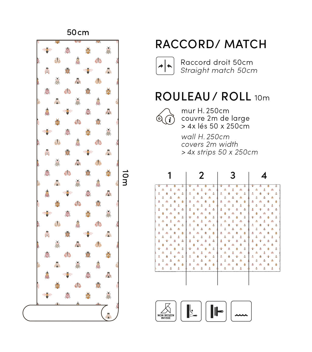 COCCINELLA - Papier peint enfant - Jolis insectes