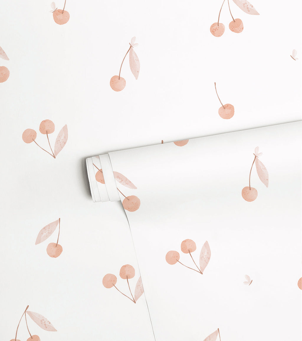 CHERRY CHERIE – Papier peint les cerises, love