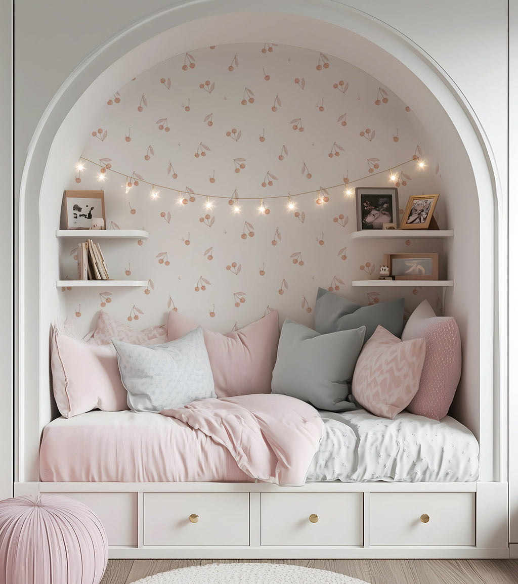 CHERRY CHERIE – Papier peint les cerises, love