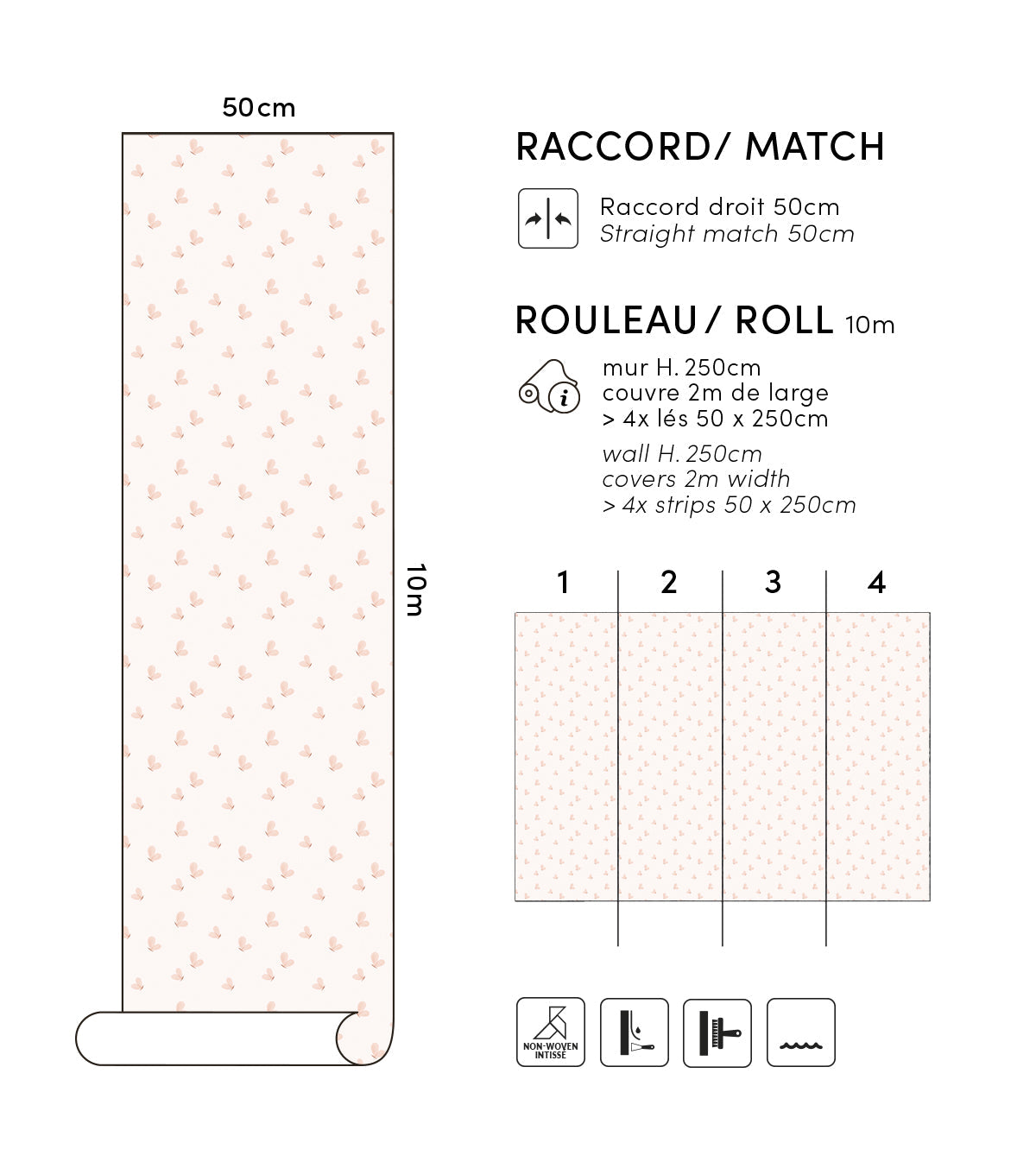 CHERRY CHERIE – Papier peint papillons, love