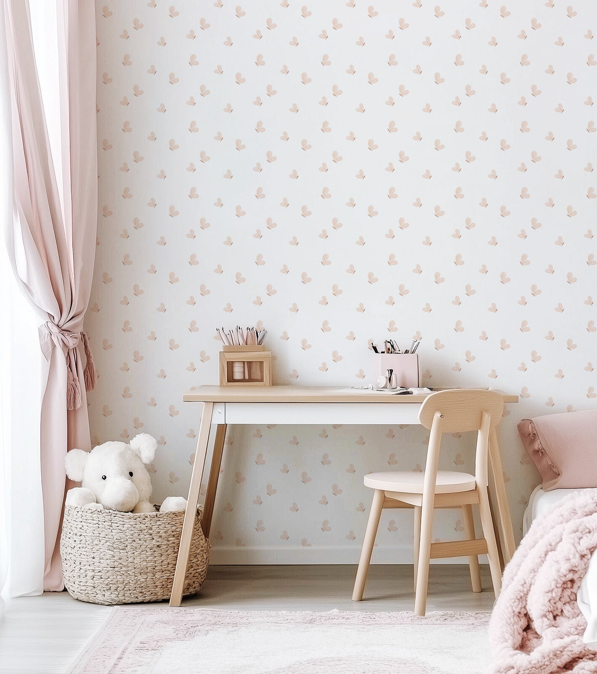 CHERRY CHERIE – Papier peint papillons, love