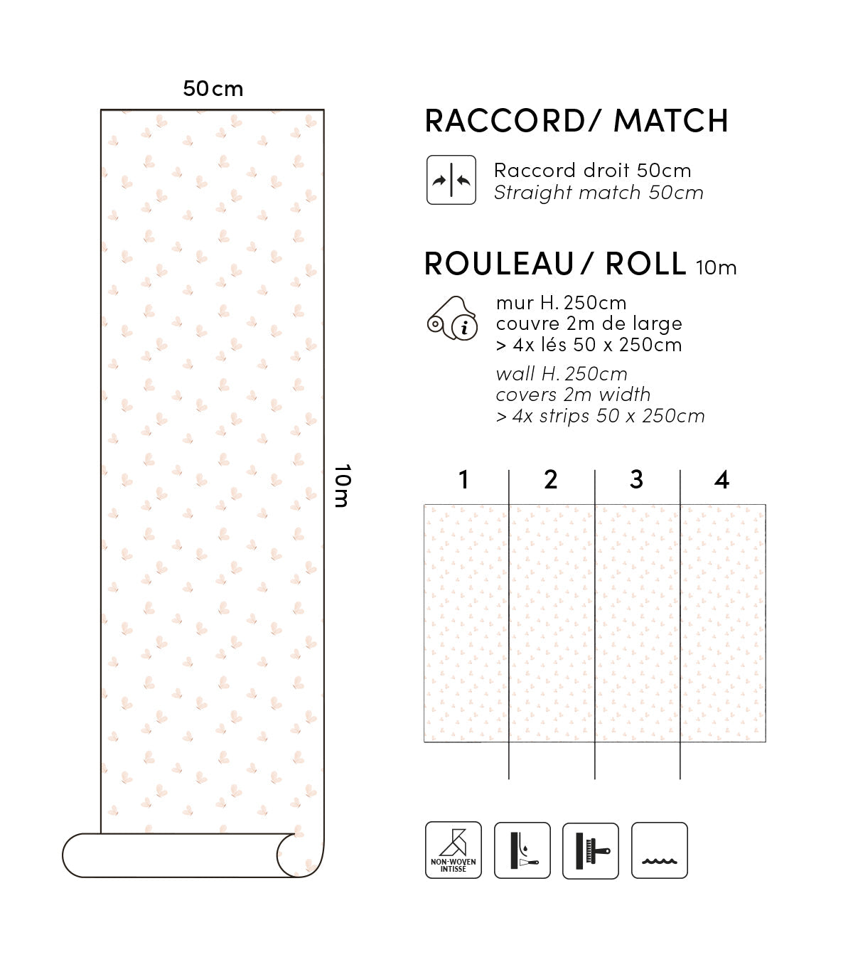 CHERRY CHERIE – Papier peint papillons, love