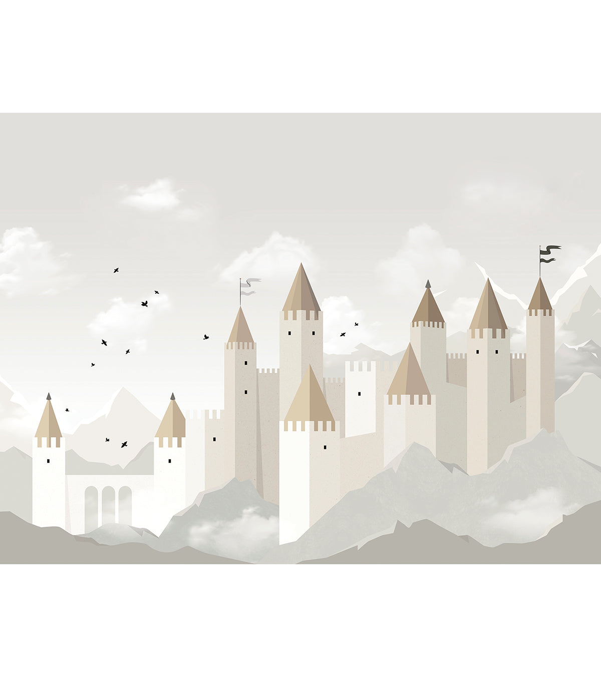 ARUNDEL - Papier peint panoramique château