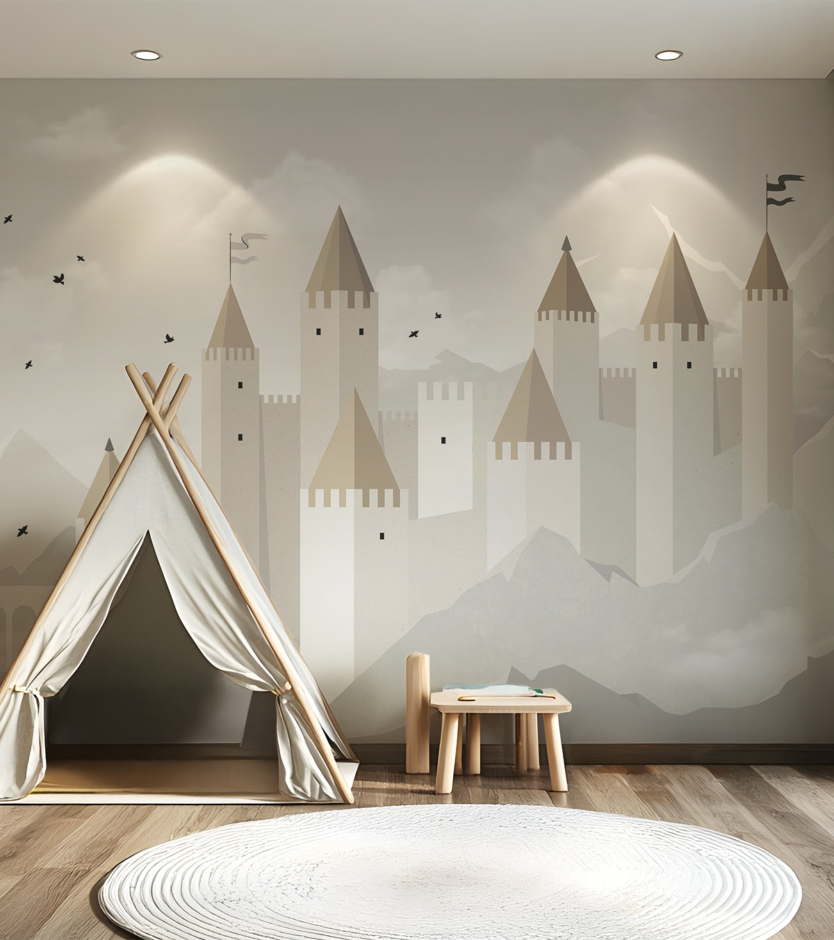 ARUNDEL - Papier peint panoramique château