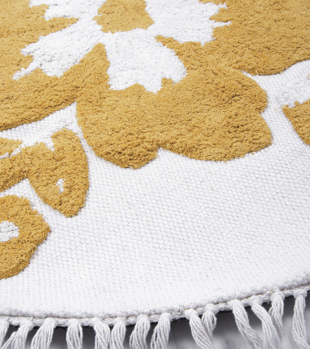 CAPUCINE - Tapis enfant - Fleurs à frange