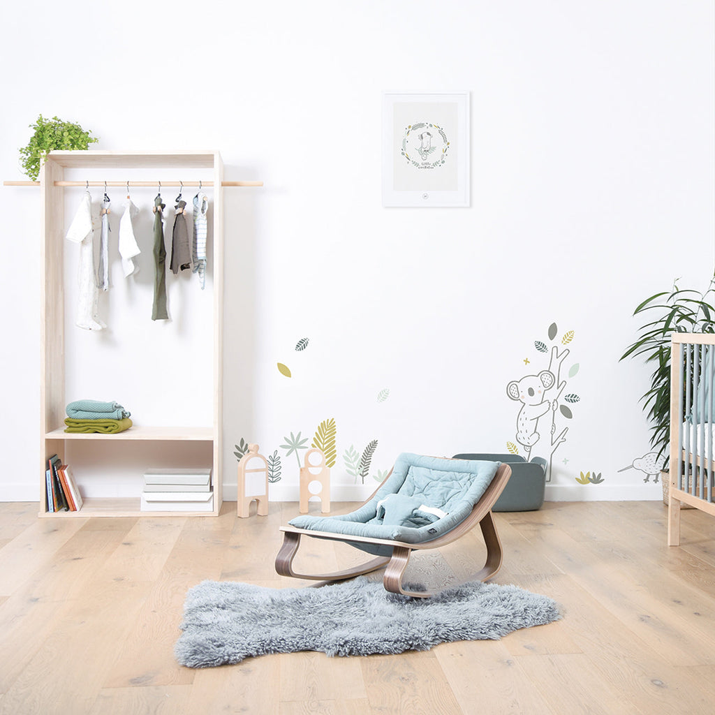 AUSTRALIA - Affiche enfant - Cacatoès et feuilles