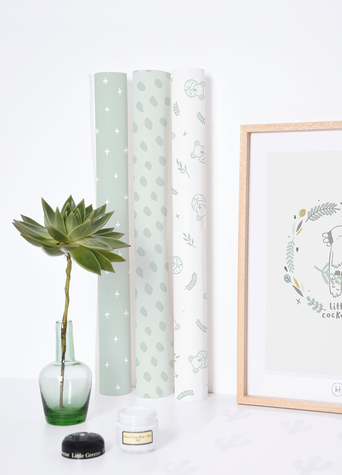 AUSTRALIA - Affiche enfant - Cacatoès et feuilles